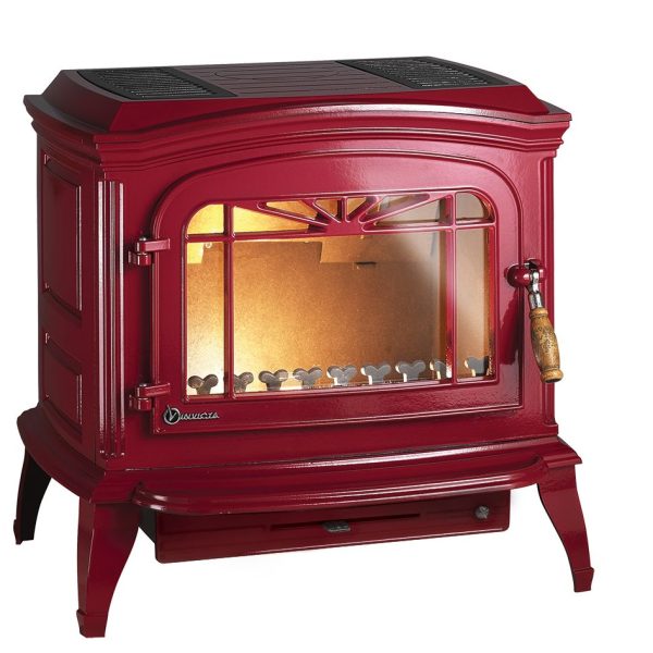 Bradford Kırmızı Döküm Odun Sobası