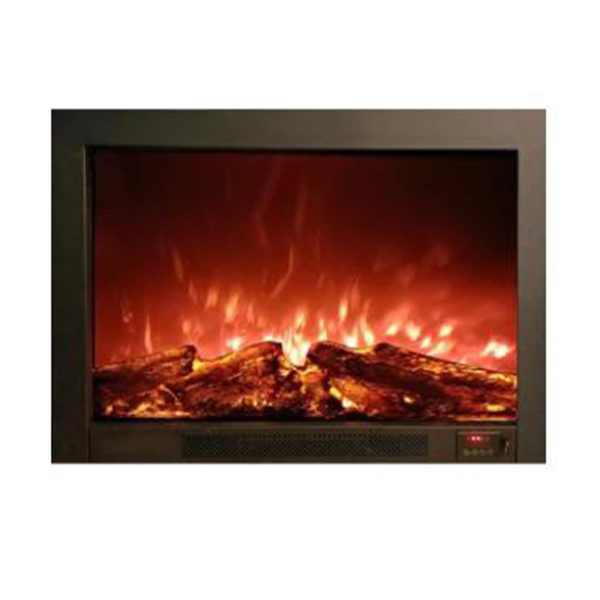 Alaz 80 cm Elektrikli Şömine Metal Çerçeve (Isılı, Ses Efektli)