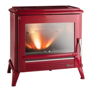 Modena Kırmızı Döküm Odun Sobası