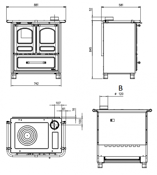 cuisiniere-a-bois-family-3-5-65kw-fonte-emaillee-cappuccino—la-nordica-ref-7013003-p-image-1682814-grande