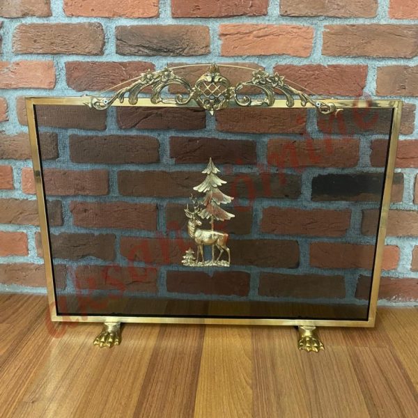 Geyik Figürlü Siperlik (Pirinç)