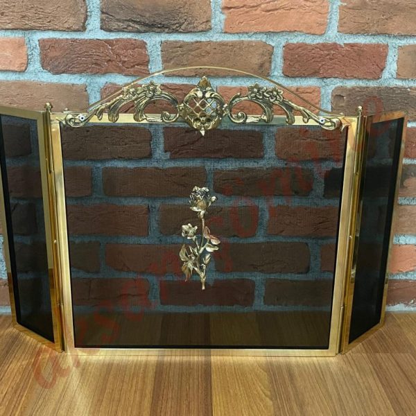 Gül Figürlü Siperlik (Pirinç)