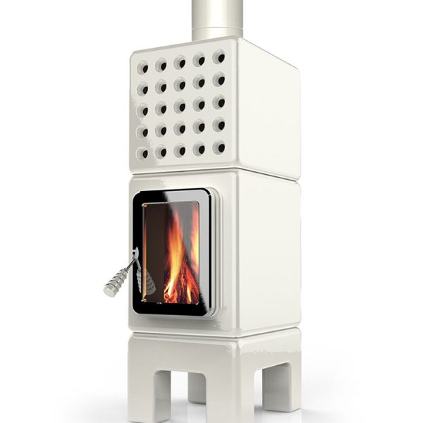 Cubi Stack Slim Seramik Odun Sobası