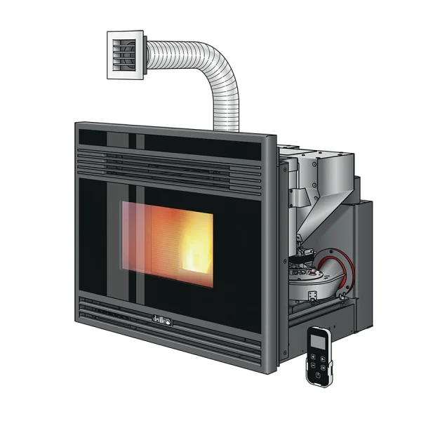 LIERA 70 - 80 PELET ŞÖMİNE HAZNESİ