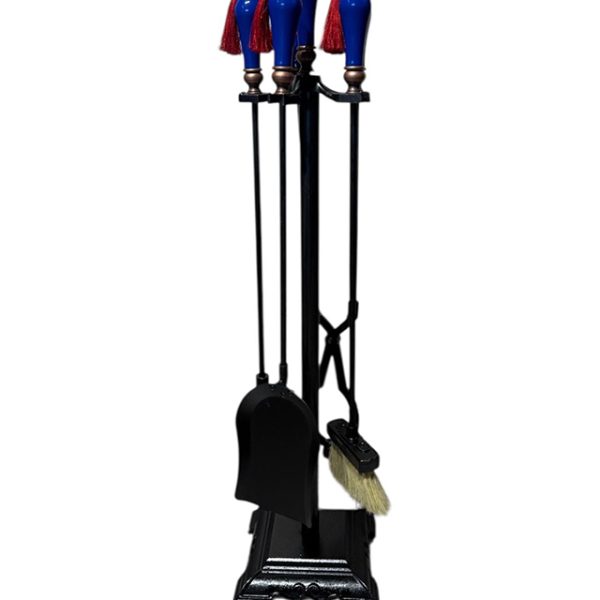 Mavi Seramik Başlı 4’lü Maşa Takımı