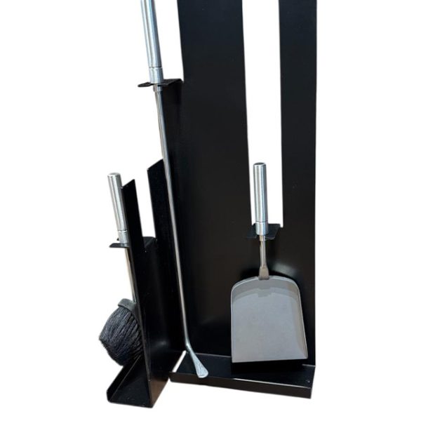 Siyah 3'lü Şömine Maşa Takımı