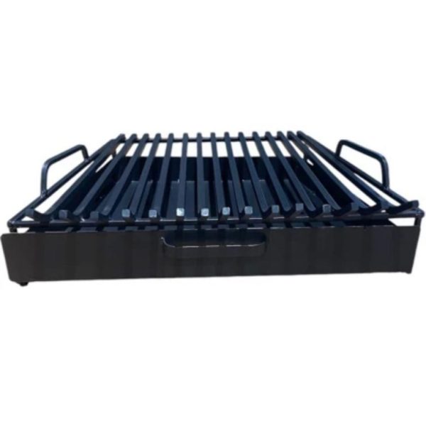 ÇEKMECELİ DEMİR ŞÖMİNE IZGARASI (68 cm)