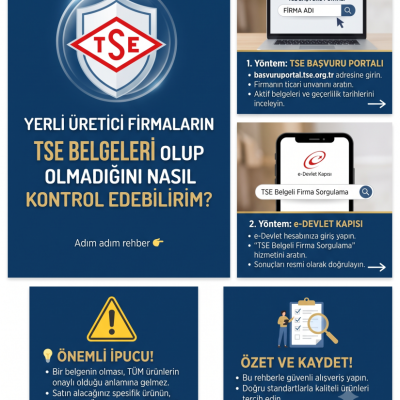 Yerli Şömine ve Soba Üretici Firmaların TSE Belgeleri Olup Olmadığını Nasıl Kontrol Edebilirim?